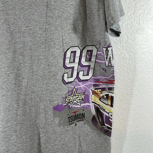 TREE HUGGER NATION Car Racing Graphic Tee Size Large NEW - Picture 5 of 6